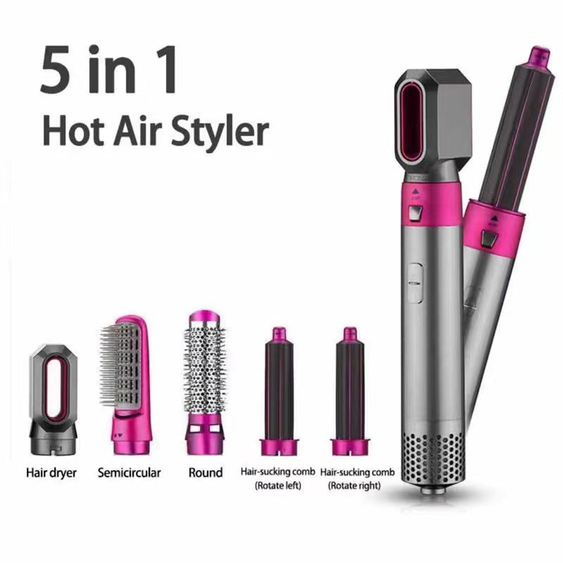 Five-in-one hair dryer comb