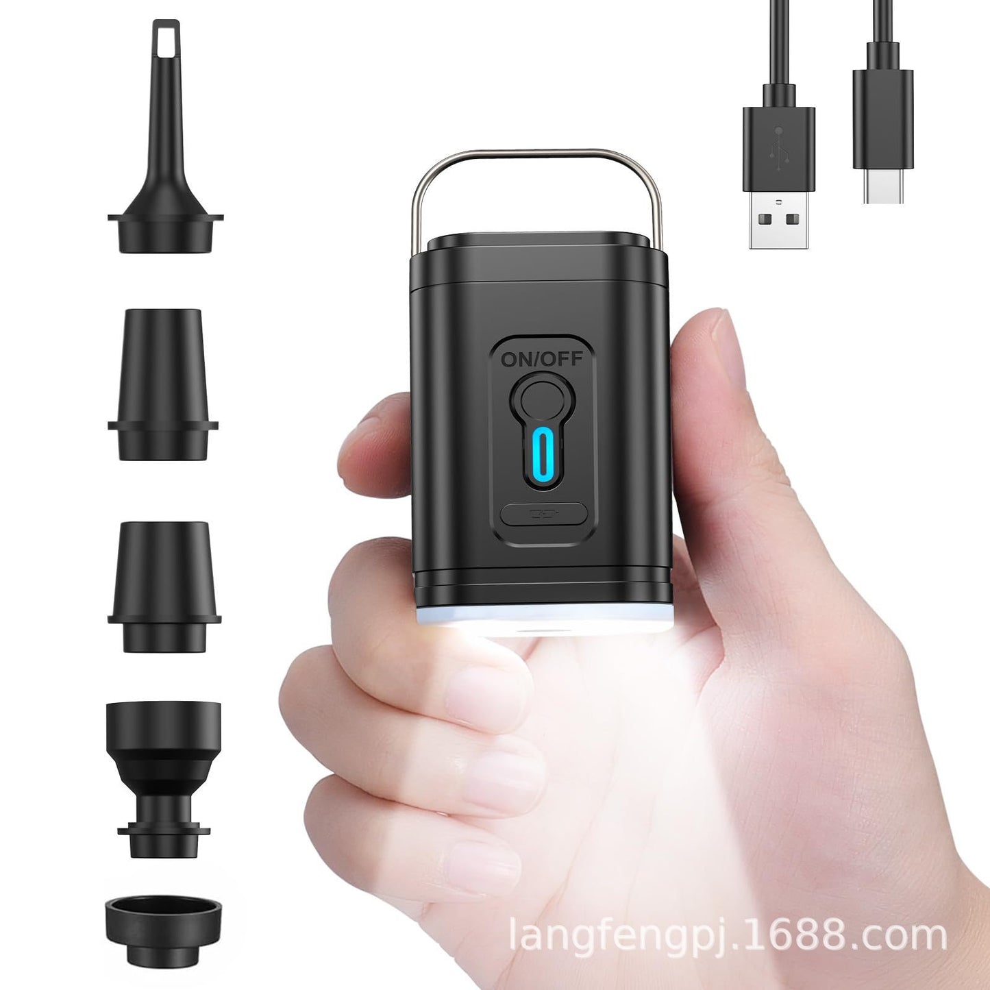 Household electric air pump small fast pumping and charging dual-purpose suction pump wireless outdoor lithium battery air pump