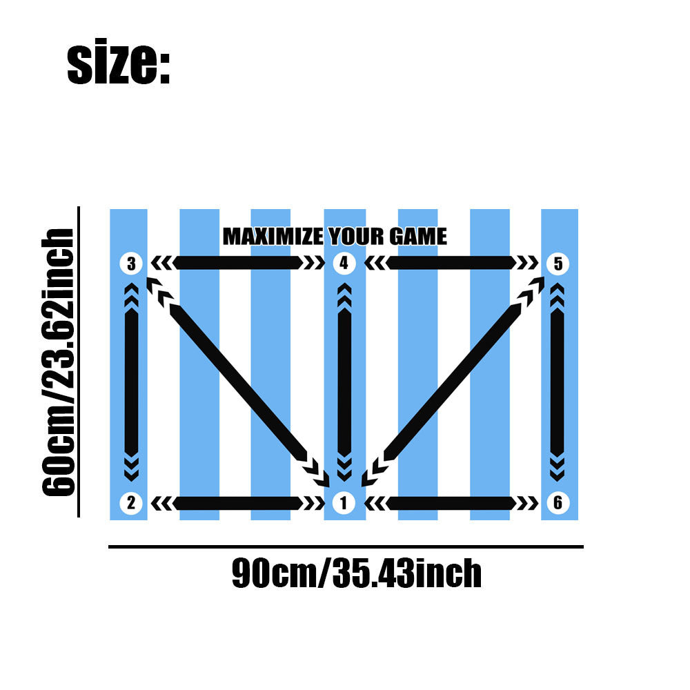 Football team training mats