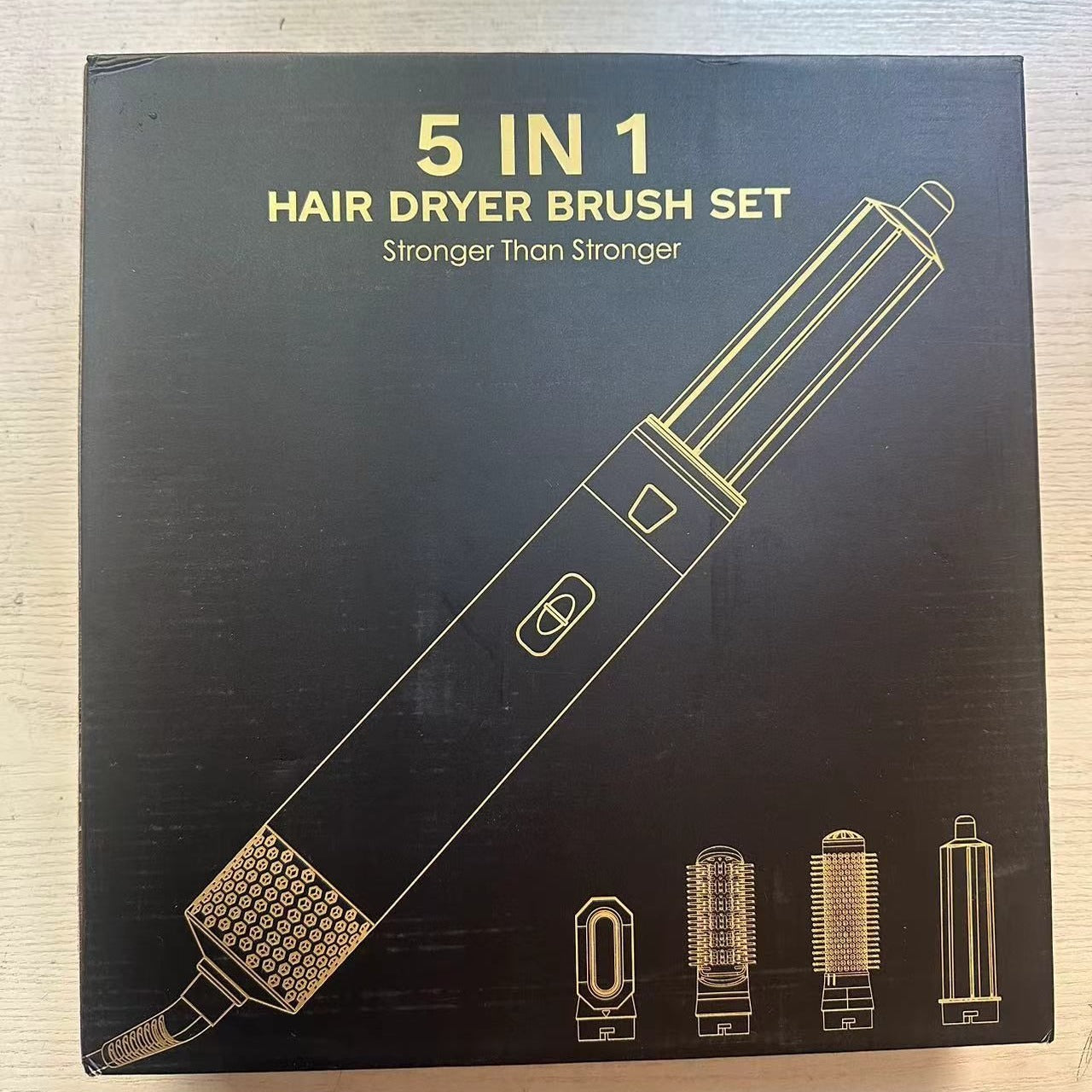 Five-in-one hair dryer comb
