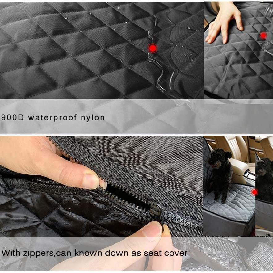 Car pet mat thickened Oxford cloth co-pilot dog kennel seat mat car back seat anti-dirty waterproof cat and dog mat