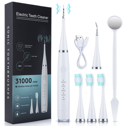5-speed high-frequency vibration tooth cleaner USB electric toothbrush