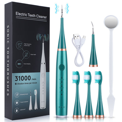 5-speed high-frequency vibration tooth cleaner USB electric toothbrush