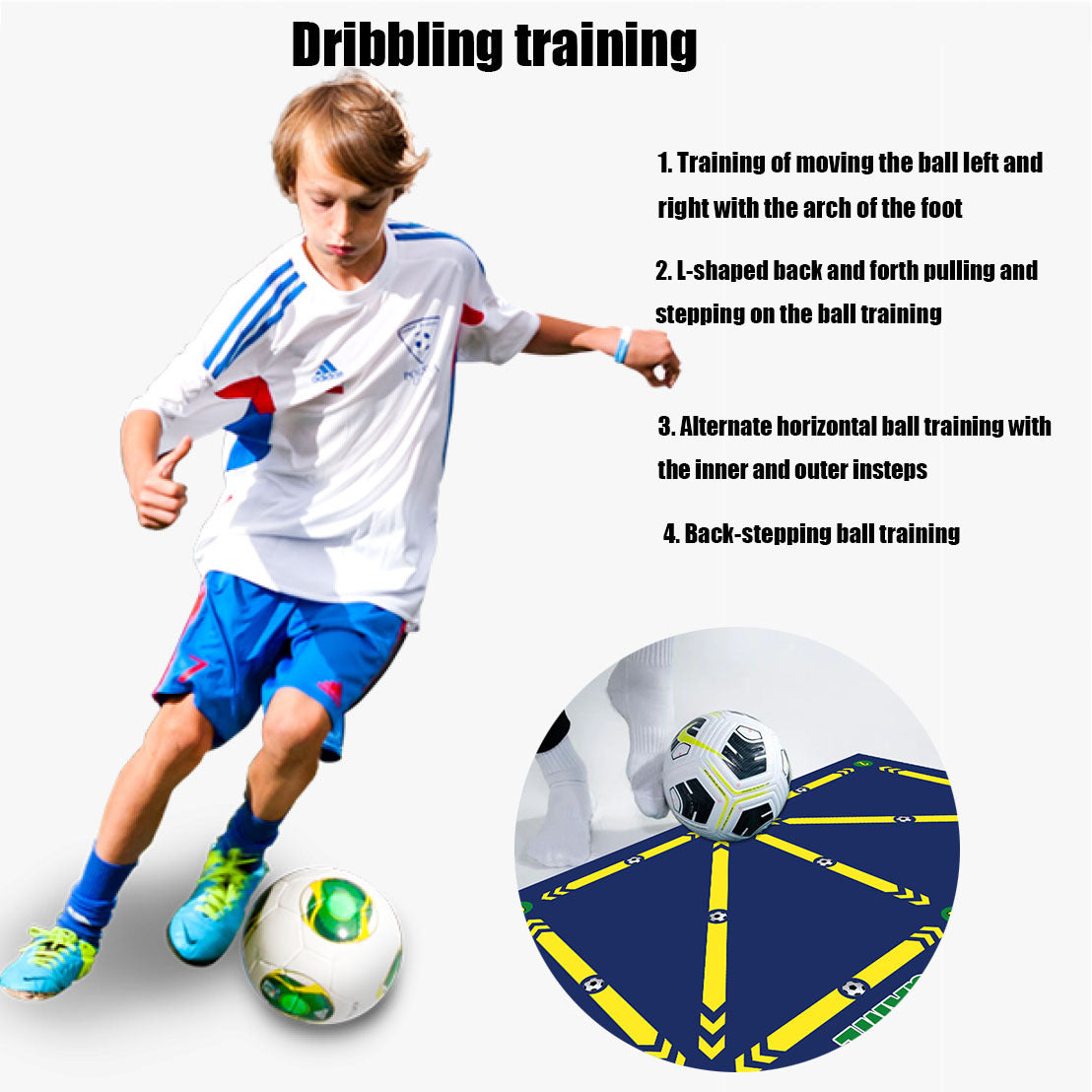 Football team training mats