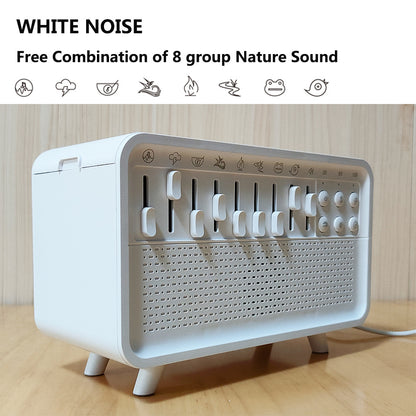 New white noise sleep device, sleep aid, calm nerves, improve sleep device, aromatherapy humidifier, sleep aid night light