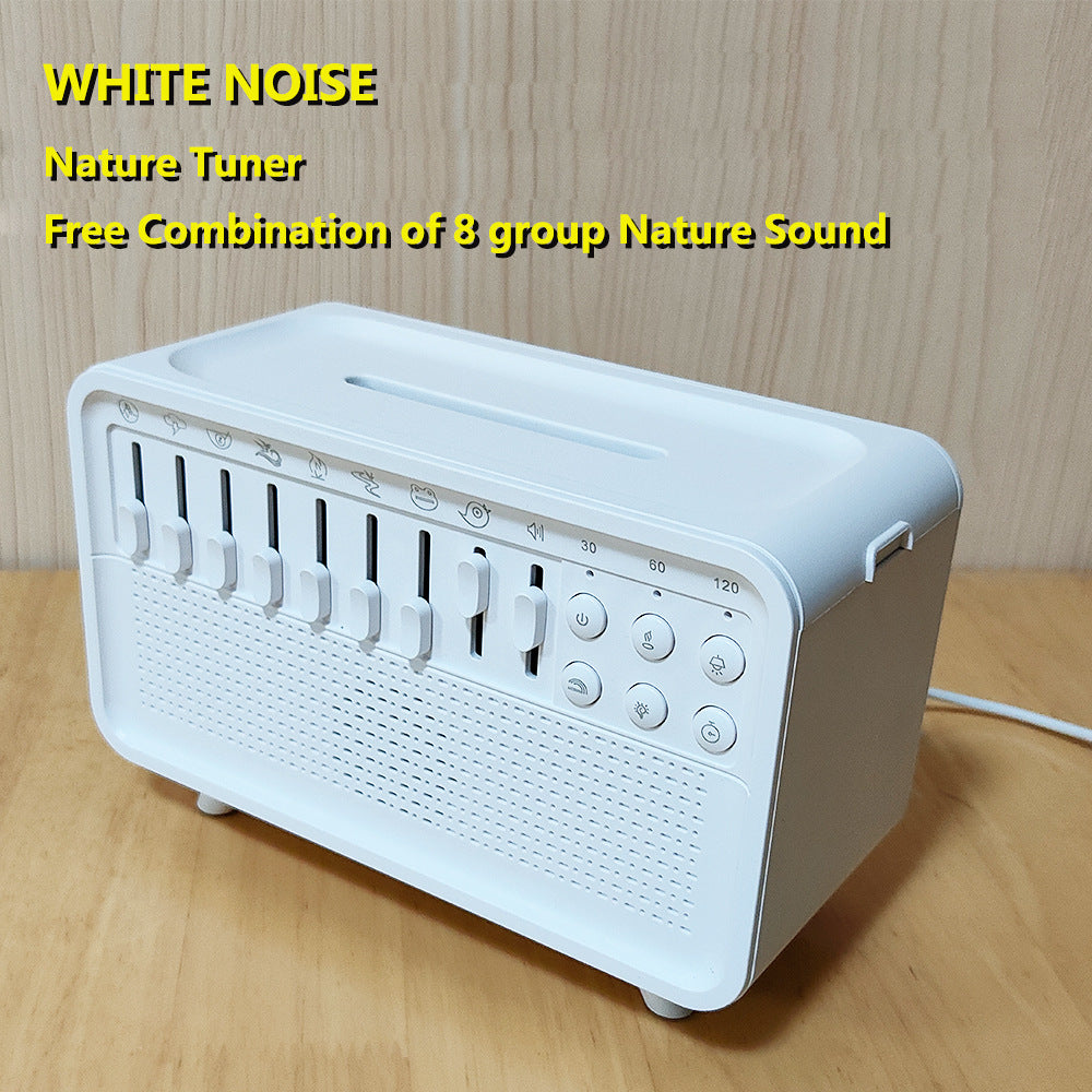 New white noise sleep device, sleep aid, calm nerves, improve sleep device, aromatherapy humidifier, sleep aid night light