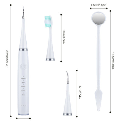 5-speed high-frequency vibration tooth cleaner USB electric toothbrush
