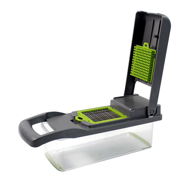 Multi-functional vegetable cutting artifact home peeling potato shreds shredded diced kitchen shredded radish grater slicer slicer