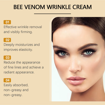 OUHOE Bee Venom Facial Care Cream Gentle hydrating, moisturizing, brightening, delicate, tender and soft skin care cream