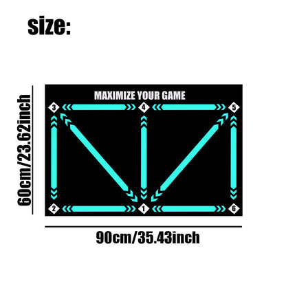Football team training mats