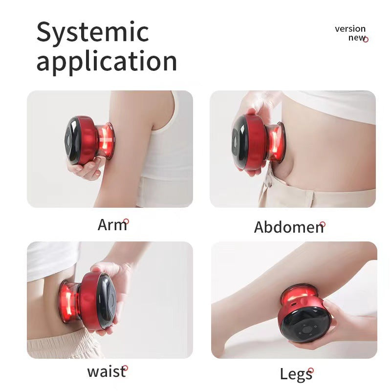 Cross-border intelligent vacuum cupping, electric breathing heating scraping instrument, meridian dredging and suction instrument massager