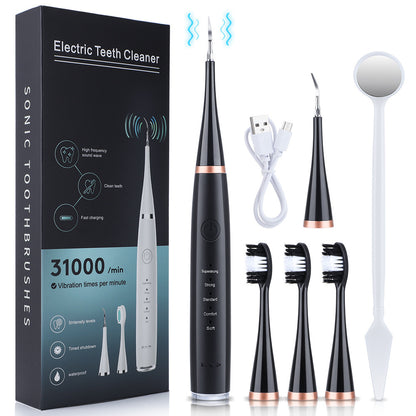 5-speed high-frequency vibration tooth cleaner USB electric toothbrush