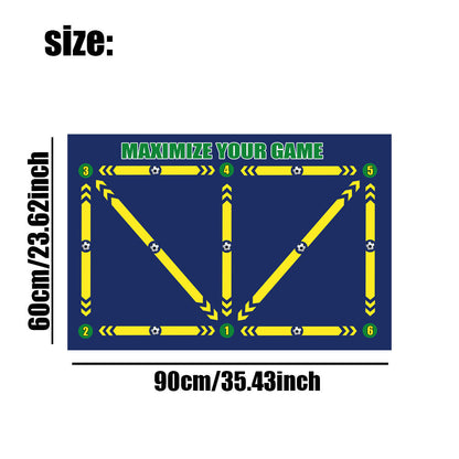 Football team training mats